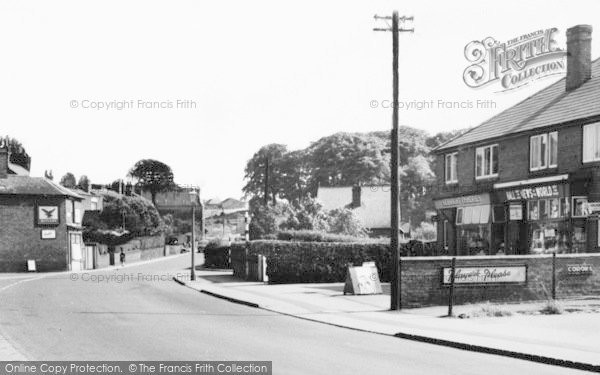 Photo of Cookley, Shops, Bridge Road c.1955