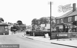Shops, Bridge Road c.1955, Cookley