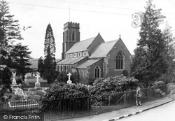 St Peter's Church c.1950, Cookley