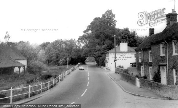 Photo of Coombe Bissett, The Village c.1955