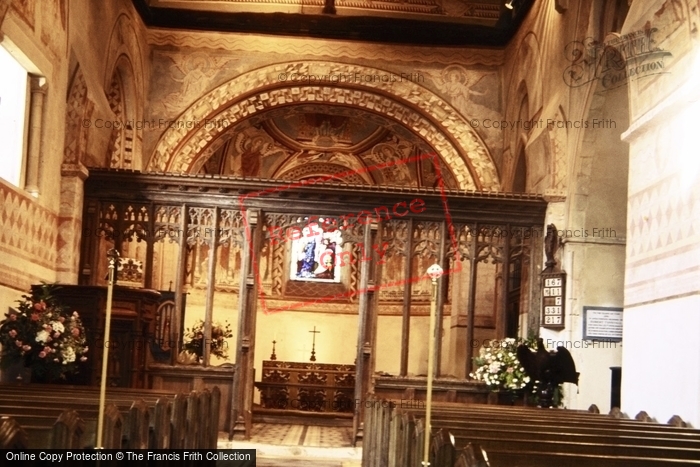 Photo of Copford, St Michael And All Angels' Church, Nave And Screen 1994