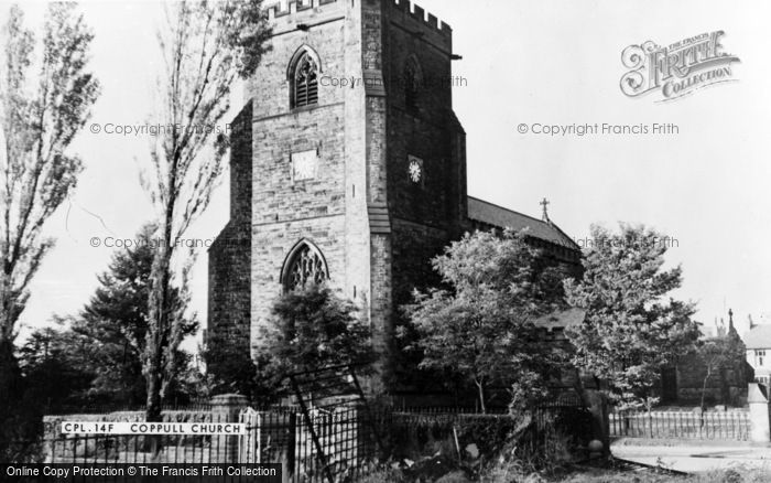 Photo of Coppull, St John's Church c.1955