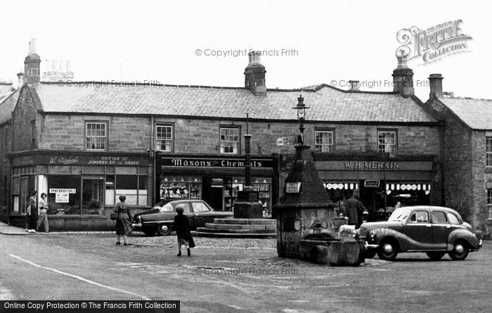 Photo of Corbridge, Market Place Shops c.1955
