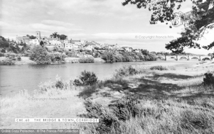 Photo of Corbridge, The Bridge And Town c.1960