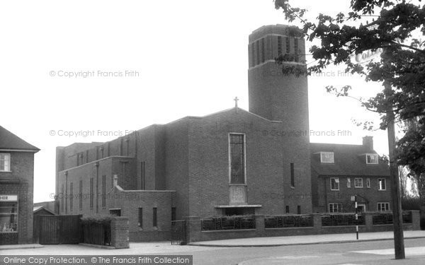 Photo of Corby, Church of Our Lady of Walsingham c1955