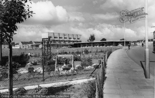 Photo of Corby, Framstead Road Shops c.1965