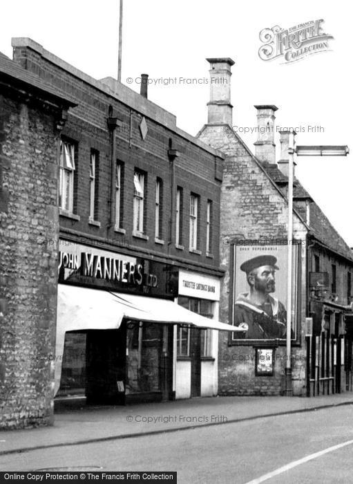 Photo of Corby, John Manners Ltd, High Street c.1955