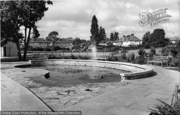 Photo of Corby, Lily Pond And Fountain c.1965