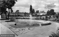 Lily Pond And Fountain c.1965, Corby