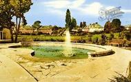 Lily Pond And Fountain c.1965, Corby