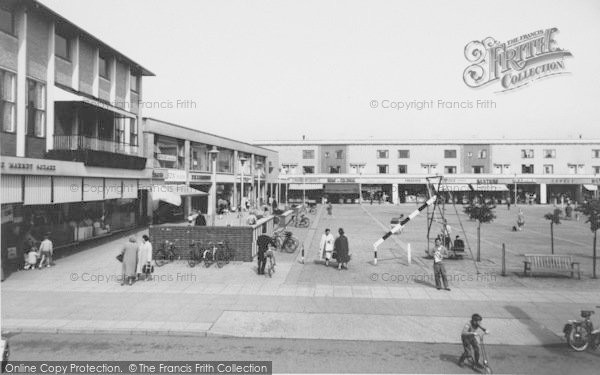 Photo of Corby, Market Square c.1955