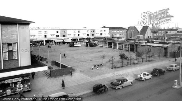 Photo of Corby, Market Square c.1960