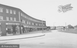 New Shopping Centre And Studfall Avenue c.1955, Corby