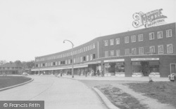 New Shopping Centre And Studfall Avenue c.1955, Corby