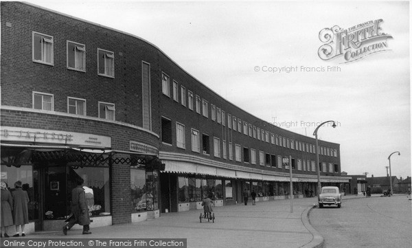 Photo of Corby, New Shopping Centre And Studfall Avenue c.1955