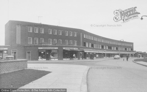 Photo of Corby, New Shopping Centre And Studfall Avenue c.1955
