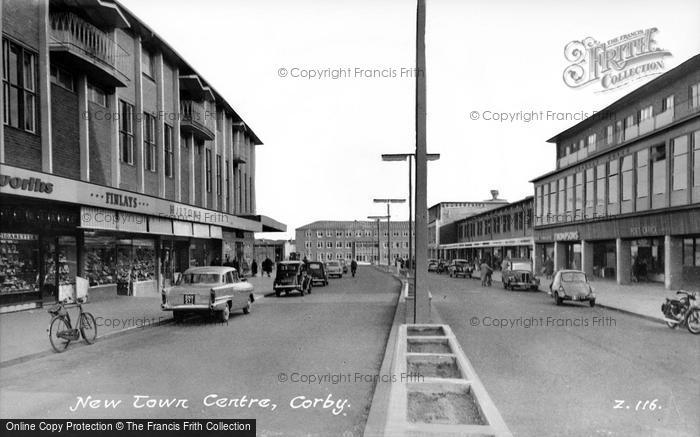 Photo of Corby, New Town Centre c.1960