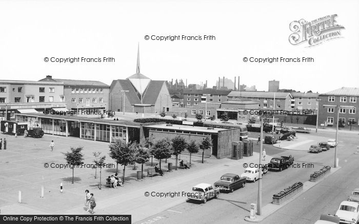 Photo of Corby, New Town Centre c.1960