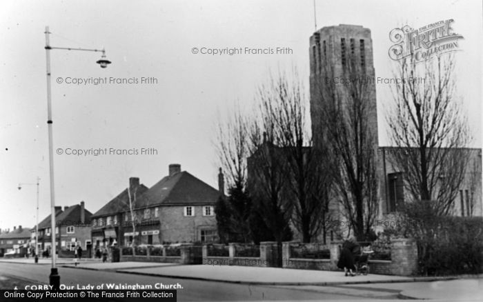 Photo of Corby, Our Lady Of Walsingham Church c.1955