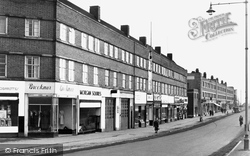 Corby, Rockingham Road Shops c1955