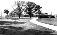Corby, St Brendan's Catholic School and Church c1965