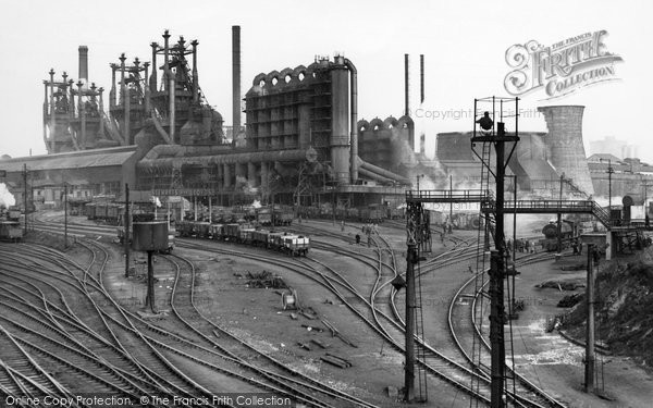 Photo of Corby, Stewarts and Lloyds Steel Works c1955