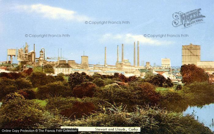 Photo of Corby, Stewarts And Lloyds Steel Works c.1965