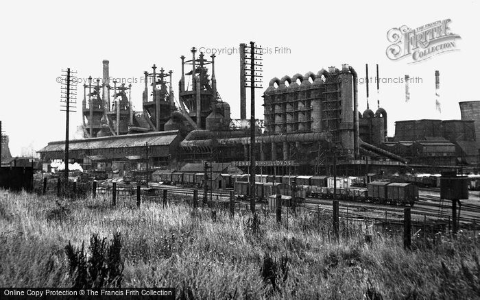 Photo of Corby, The Stewarts And Lloyds Steel Works c.1955