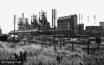 Corby, the Stewarts and Lloyds Steel Works c1955