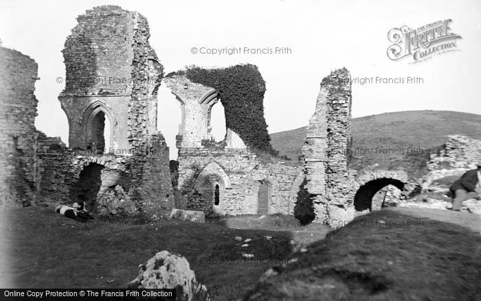 Photo of Corfe Castle, c.1900