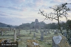 Castle From The Cemetery 2004, Corfe Castle