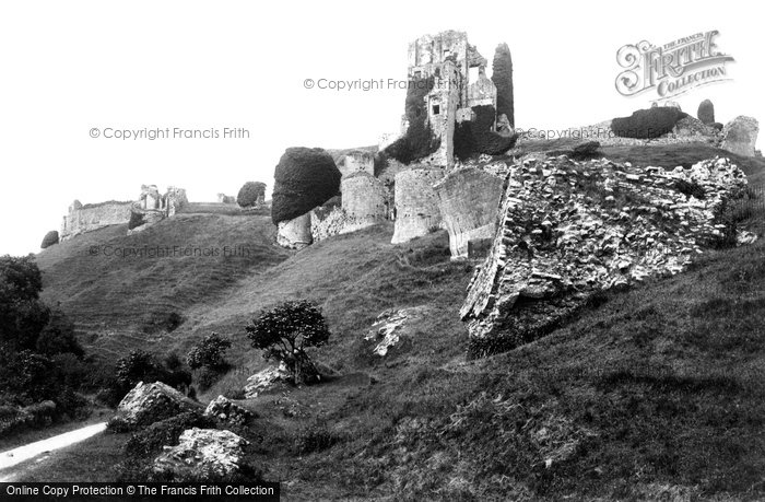 Photo of Corfe Castle, The Castle 1890