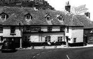 The Greyhound Hotel c.1955, Corfe Castle