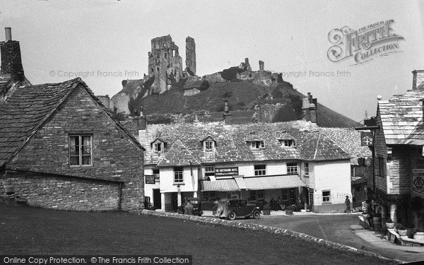 Photo of Corfe Castle, The Village And Castle 1937