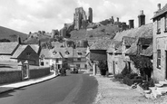 The Village And Castle c.1955, Corfe Castle