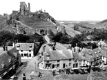 The Village And Castle c.1955, Corfe Castle