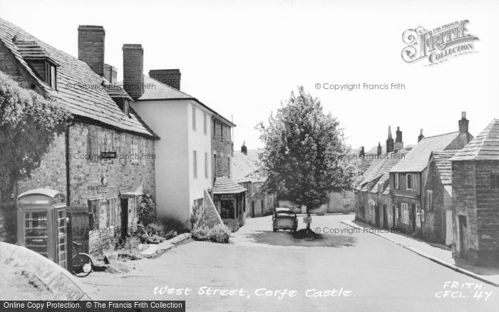 Photo of Corfe Castle, West Street c.1955