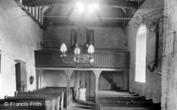 Church Interior c.1960, Corhampton