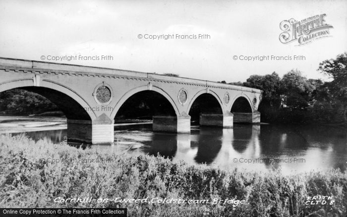 Photo of Cornhill On Tweed, Coldstream Bridge c.1955