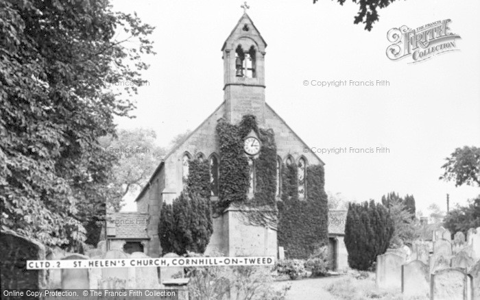 Photo of Cornhill On Tweed, St Helen's Church c.1955