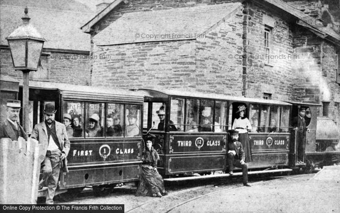 Photo of Corris, Train In The Station c.1895