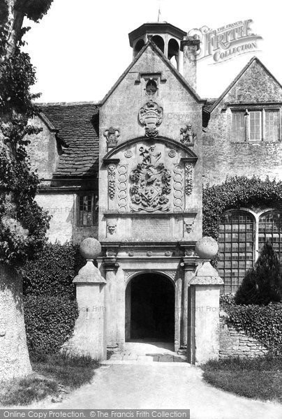 Photo of Corsham, Almshouses Entrance 1906