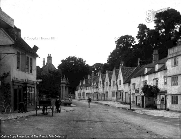 Photo of Corsham, Flemish Cottages, High Street c.1900