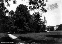 St Bartholomew's Church From Park 1906, Corsham
