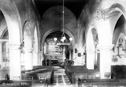 St Bartholomew's Church Interior 1904, Corsham
