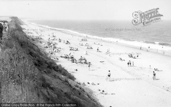 Photo of Corton, The Beach, Rogerson Hall Holiday Camp c.1960