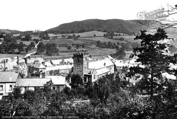 Photo of Corwen, And Gaer Drewyn Fort 1947