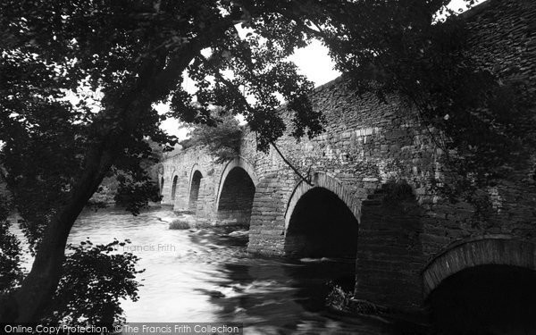 Photo of Corwen, Bridge c.1950