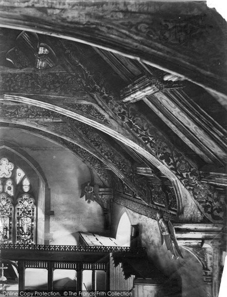 Photo of Corwen, Church Celing 1888