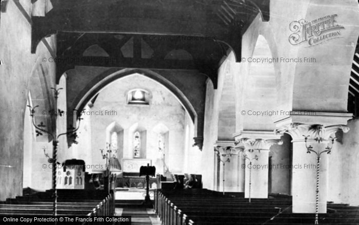 Photo of Corwen, Church Interior 1888